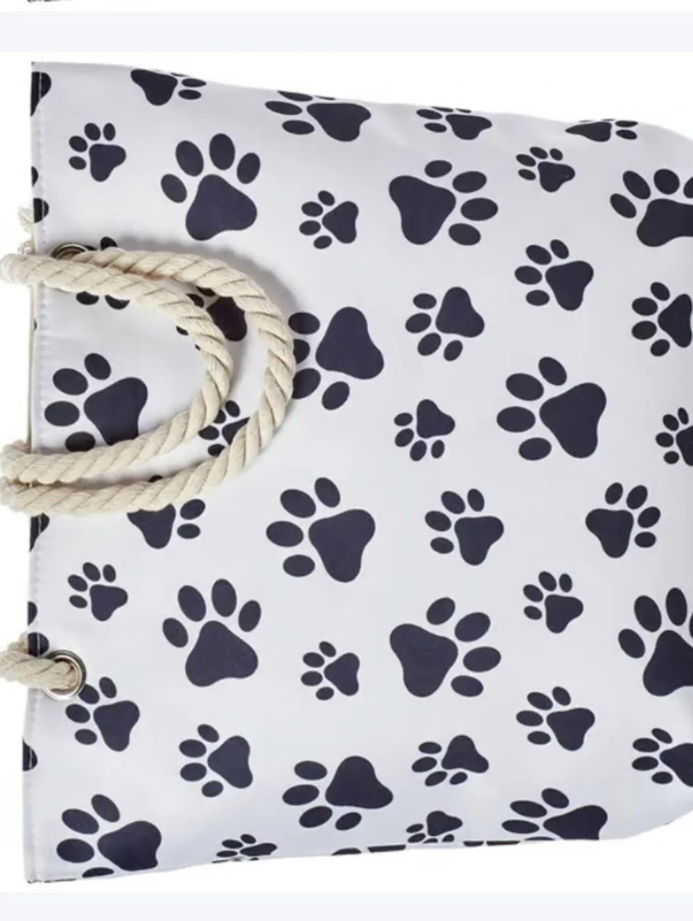 Paw Print Decor Zip Tote Tote Bag NWT - Picture 2 of 9